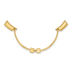 14k Yellow Gold 2.6mm Finger Size 5-7 Adjusto Shank