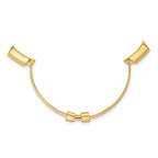 14k Yellow Gold 2.6mm Finger Size 7-9 Adjusto Shank