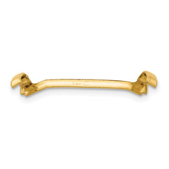 14k Yellow Gold Ladies Ring Guard
