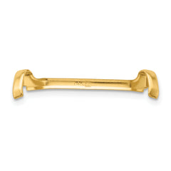 14k Yellow Gold Ladies Ring Guard