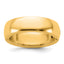 14ky CLIQ 6mm Hinged Half Round Wedding Band Size 9.5