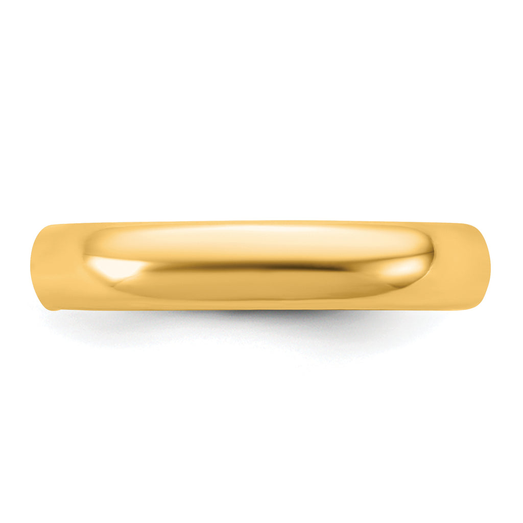 14ky CLIQ 4mm Hinged Comfort Fit Wedding Band Size 9.5