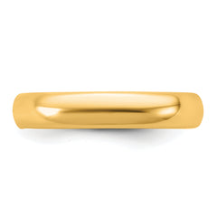 14ky CLIQ 4mm Hinged Comfort Fit Wedding Band Size 9.5
