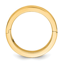 14ky CLIQ 3mm Hinged Flat Wedding Band Size 11