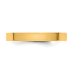14ky CLIQ 3mm Hinged Flat Wedding Band Size 11