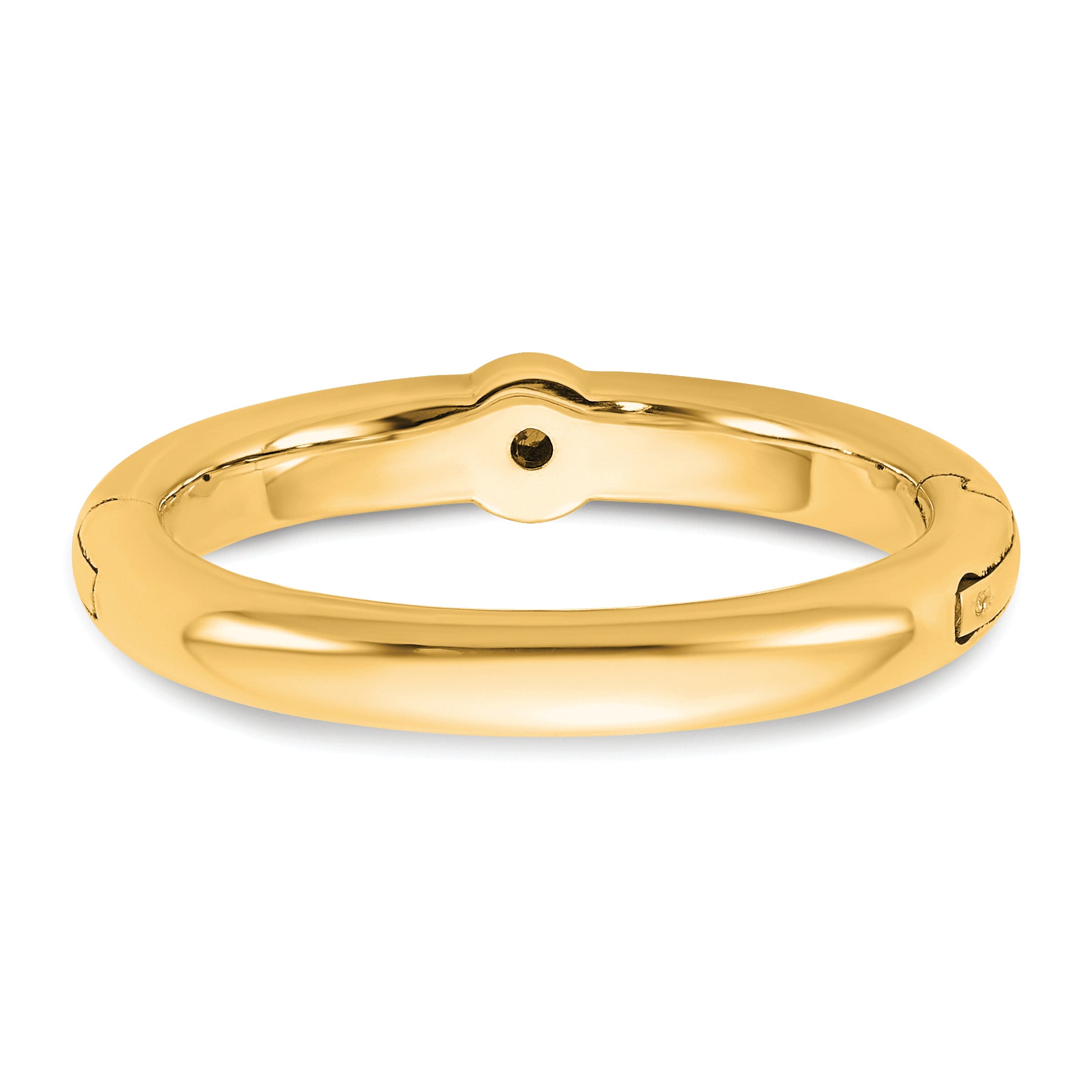 14ky CLIQ Low Profile Hinged Peg Set Engagement Ring Mounting (No Stones Included)