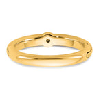14ky CLIQ Low Profile Hinged Peg Set Engagement Ring Mounting (No Stones Included)