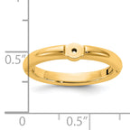 14ky CLIQ Low Profile Hinged Peg Set Engagement Ring Mounting (No Stones Included)