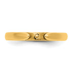 14ky CLIQ Hinged Cathedral Solitaire Peg Set Engagement Ring Mounting (No Stones Included)