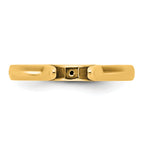 14ky CLIQ Hinged Cathedral Solitaire Peg Set Engagement Ring Mounting (No Stones Included)