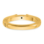 14ky CLIQ Hinged Cathedral Solitaire Peg Set Engagement Ring Mounting (No Stones Included)
