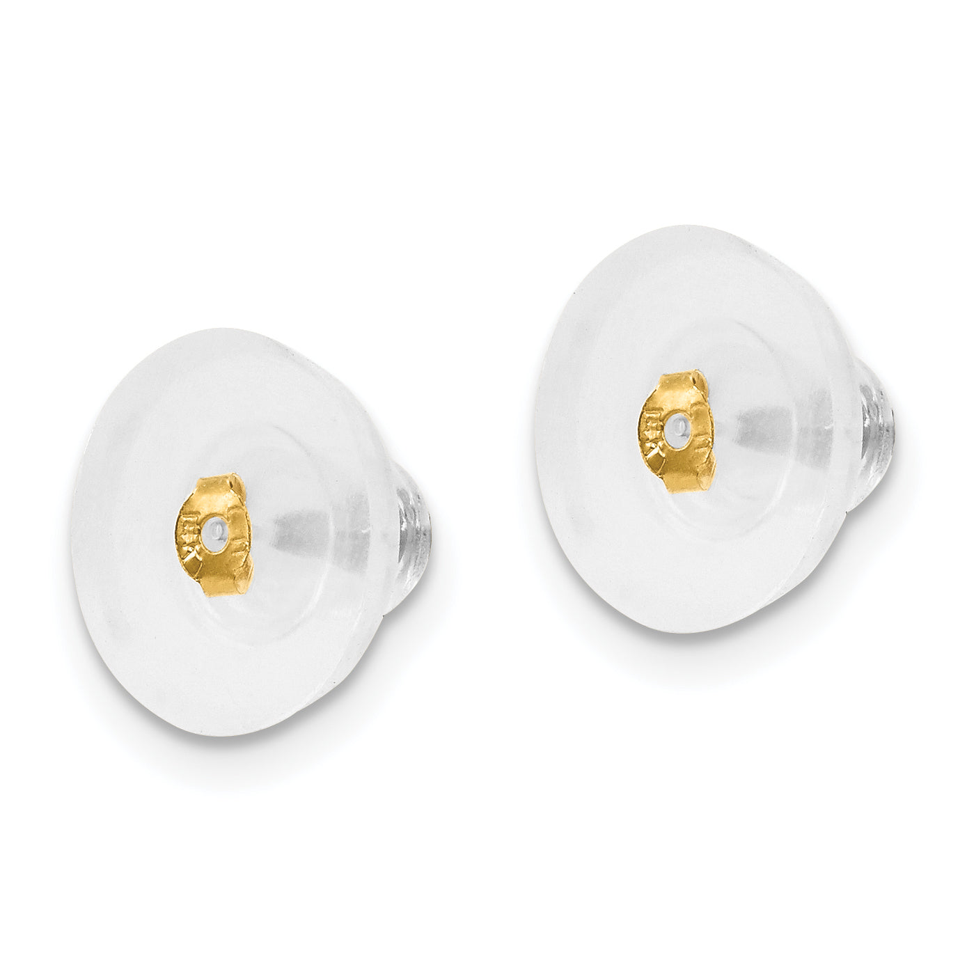 Silicone Sliders 14K YG Disk 1 Pair Secondary image