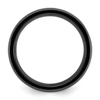 Black Zirconium Polished 8mm Band