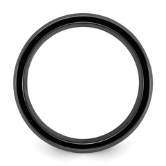 Black Zirconium Polished 8mm Band