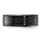 Black Zirconium Polished 8mm Band