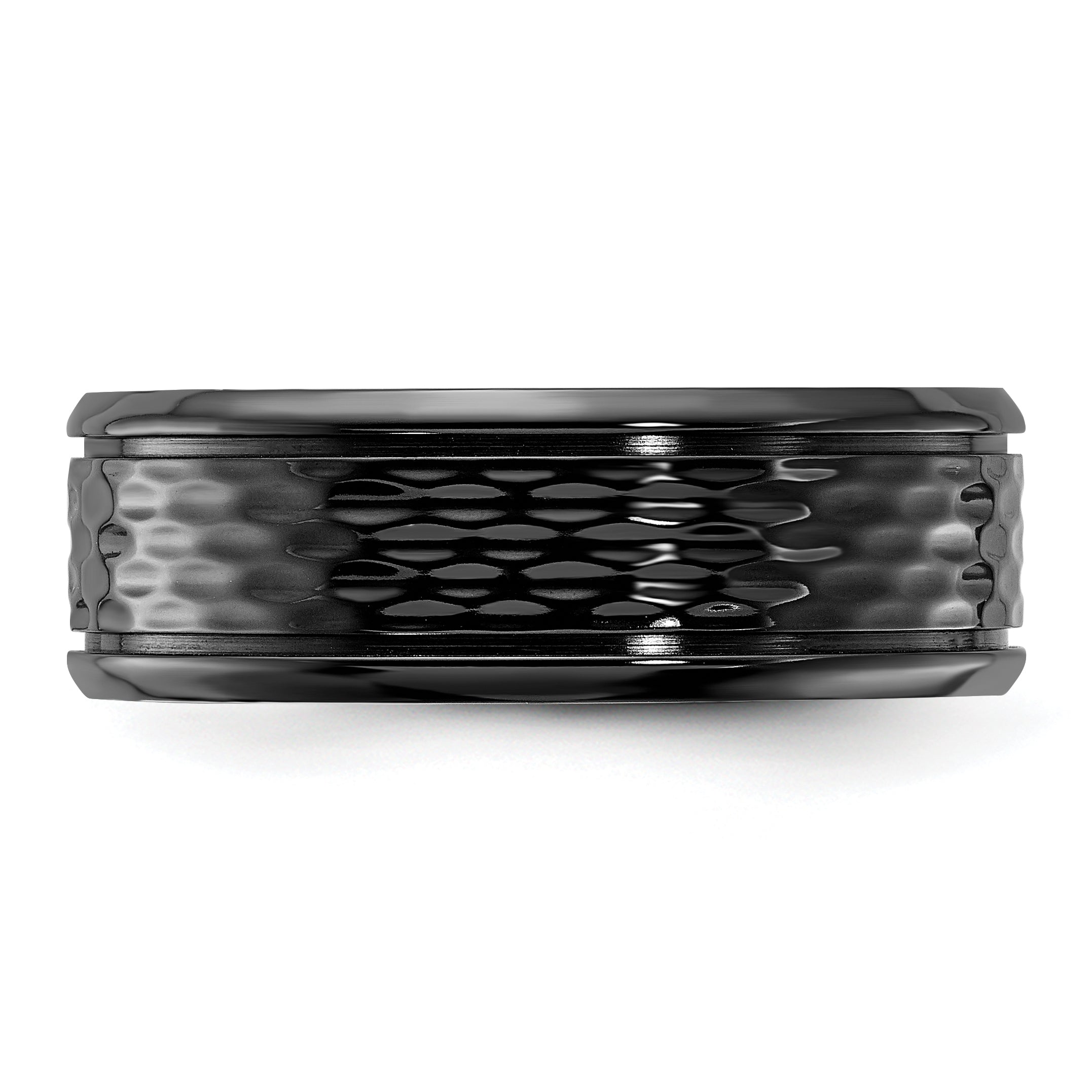 Black Zirconium Polished 8mm Band