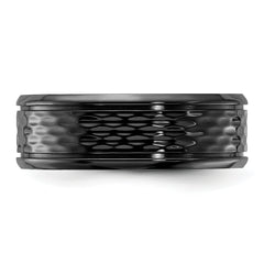 Black Zirconium Polished 8mm Band