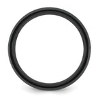 Brushed and Polished Zirconium Ring 8mm