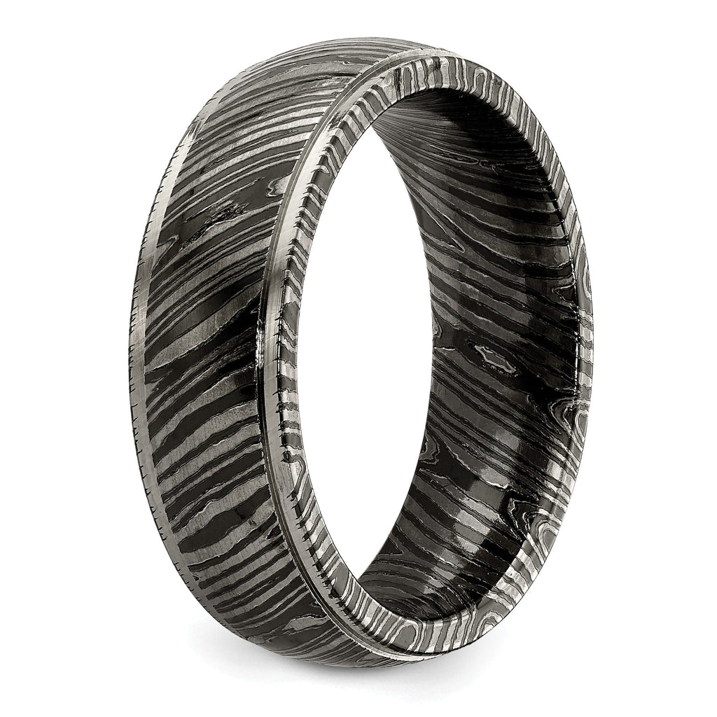 Edward Mirell Timoku 7mm Domed Step Edge Band