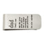 Chisel Stainless Steel Brushed Lasered DAD Money Clip
