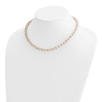 14k 6-7mm White Round Akoya Saltwater Cultured Pearl Necklace