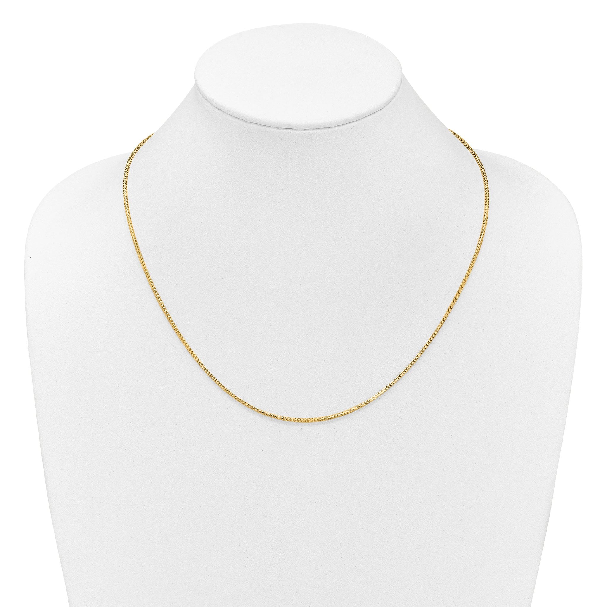 14K Adjustable 1.5mm Franco Chain