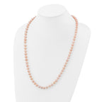 14K Gold Filled 7-8mm Pink Cultured Freshwater Pearl Necklace