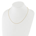 Sterling Silver Gold-plated Adjustable 1.1mm D/C Spiga Chain