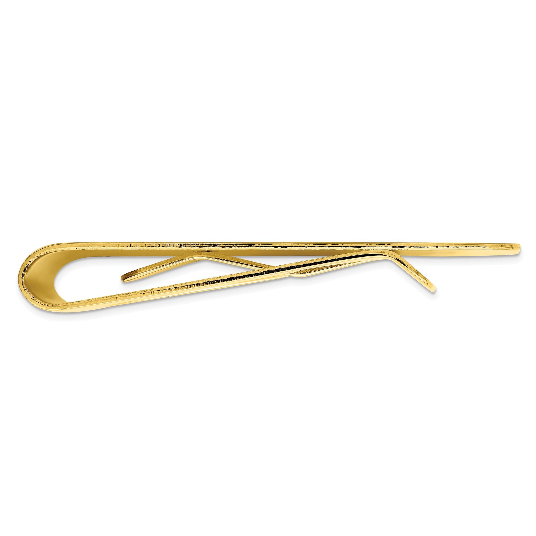 Gold-plated Kelly Waters Honey Comb and Square Engraveable Money Clip