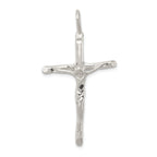 Sterling Silver 925 Crucifix Pendant with Polished Anti-Tarnish Finish