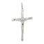 Sterling Silver 925 Crucifix Pendant with Polished Anti-Tarnish Finish