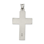 Sterling Silver 925 Latin Cross Pendant Polished Elegance