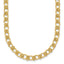 14K Polished and Textured 5.0mm Fancy Knot Link 7.5 Inch Bracelet