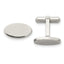 Stainless Steel Polished Oval Cuff Links