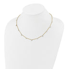14k 1 3/4 carat Lab Grown Diamond VS/SI+ G+ Eleven Station 18 inch Necklace