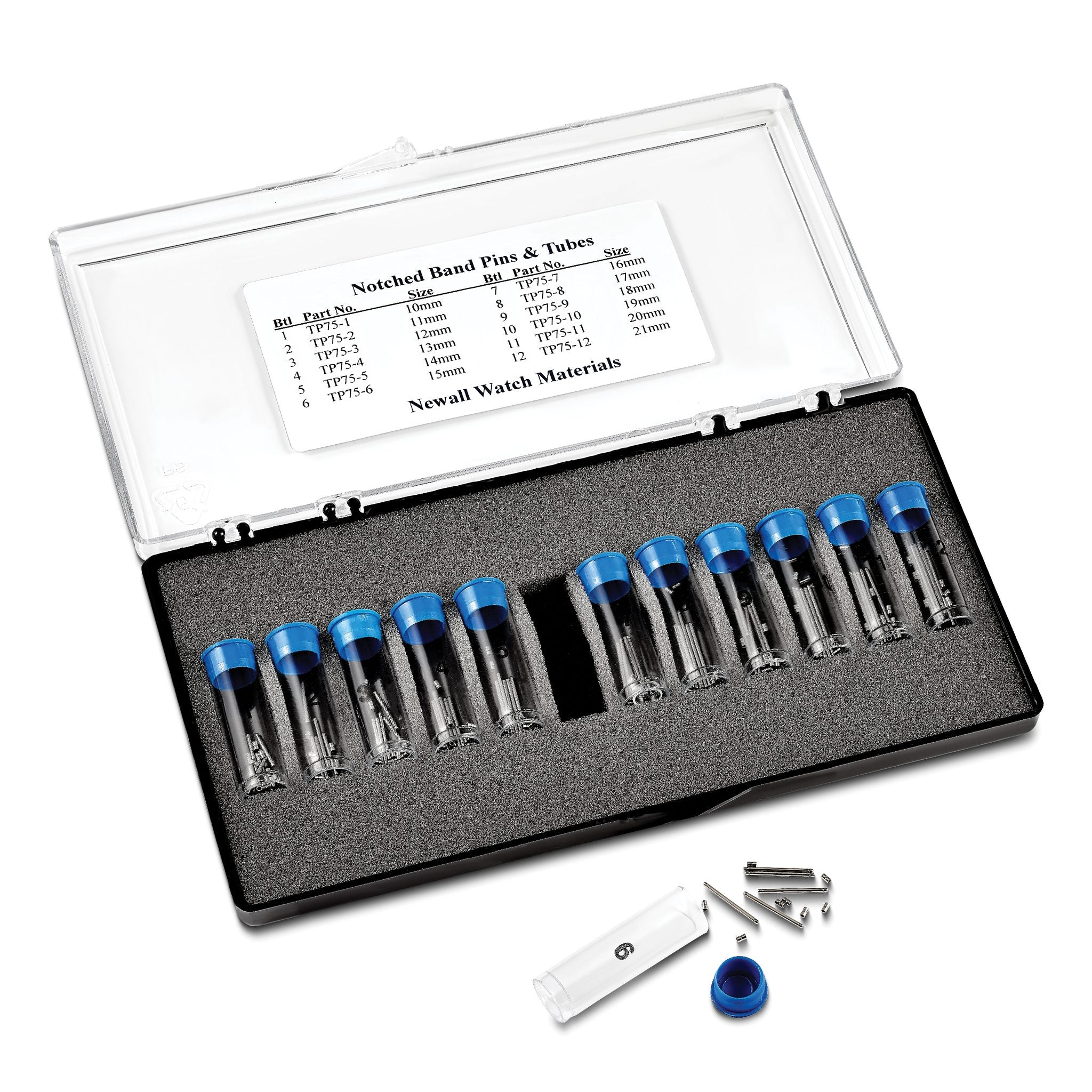 Notched Pin & Tube Assortment for Watch Bands Secondary image