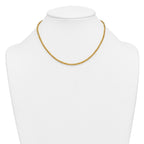 14K Gold Filled Wheat Chain Necklace in 2.8mm Width