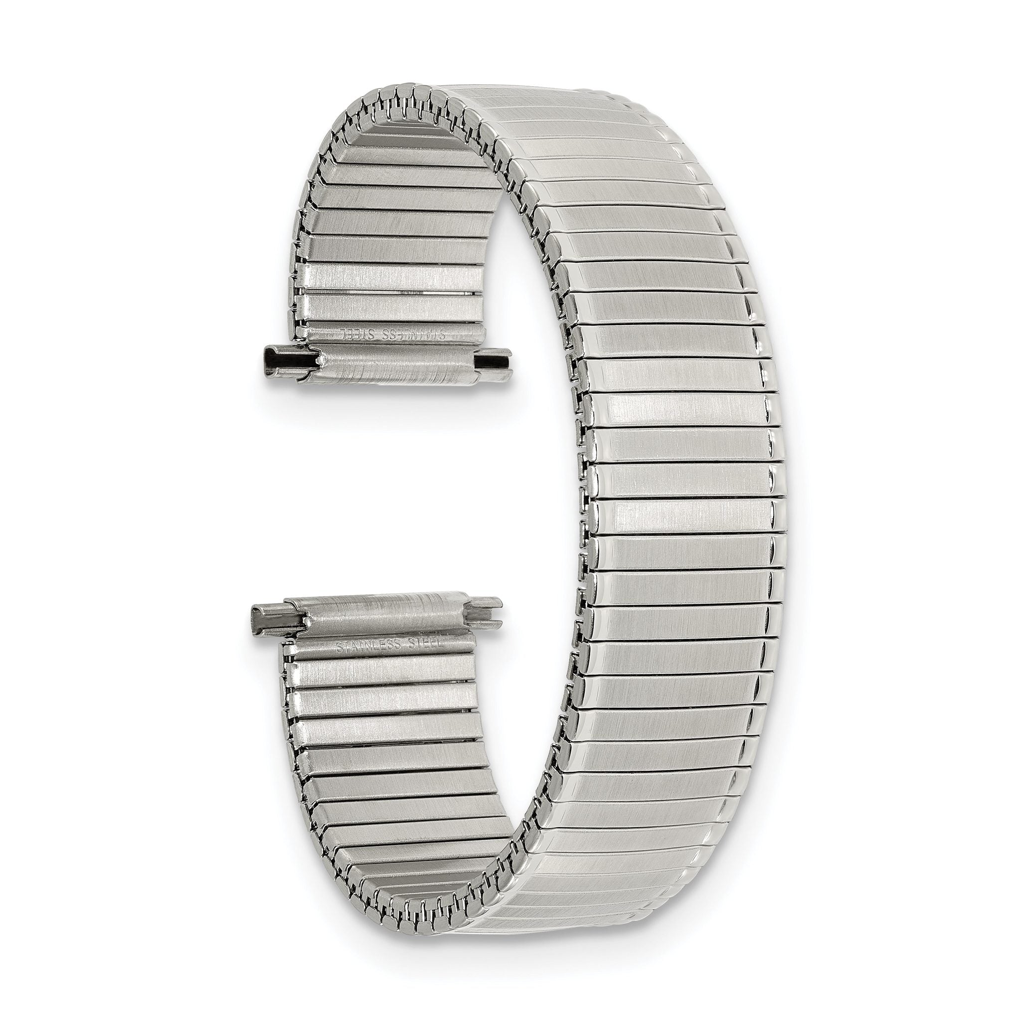Men's Thin-Flexo Expansion Watch Band in Stainless Steel