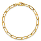 14k Polished 4.75mm Paper Clip Link 7.75 inch Bracelet