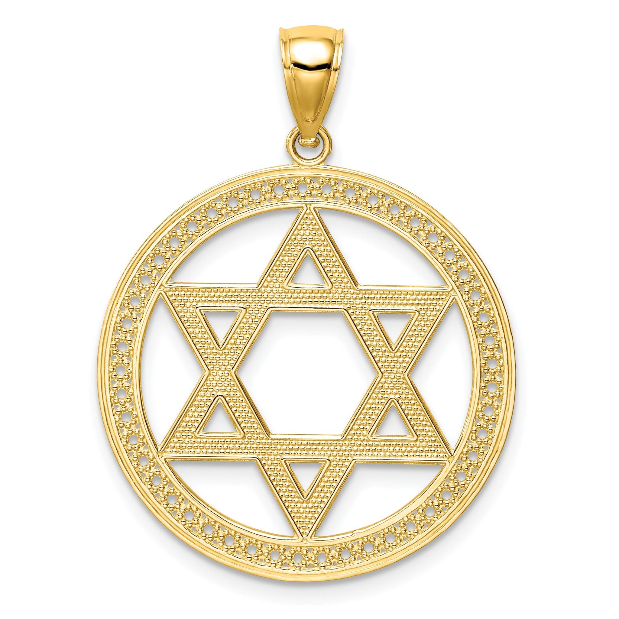 14K Star of David Pendant