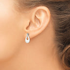Stainless Steel Polished Drop Dangle Earrings for Women