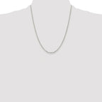 Diamond-Cut Rolo Cable Chain in Sterling Silver