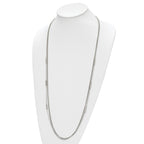 Chisel Stainless Steel Polished Infinity Sign 3-Strand 36 inch Curb Chain Necklace