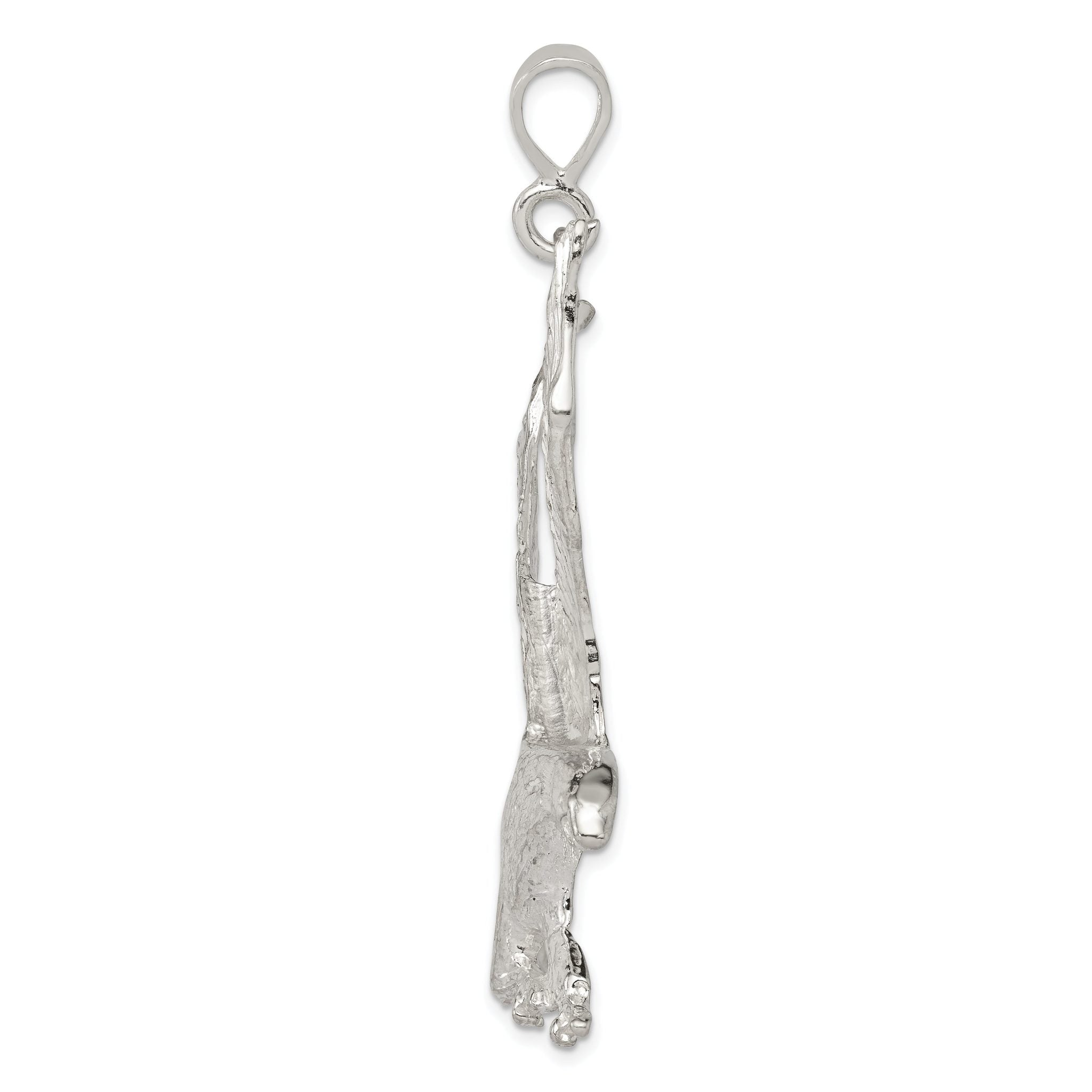 Men's 925 Sterling Silver Eagle Charm Pendant with Anti-Tarnish Finish Secondary image