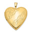 14Ky 20mm Swirl Heart Locket