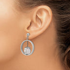 Stainless Steel Polished Drop Dangle Earrings for Women