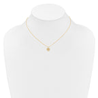 10k Madi K 3mm Citrine Heart Birthstone Necklace