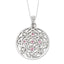 Sterling Silver 925 Necklace with CZ Elegance 18in by Sophia Jewelers