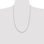Polished Snake Chain Necklace in Sterling Silver, 1.5mm