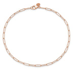 14K Rose Gold Polished Fancy Link Bracelet